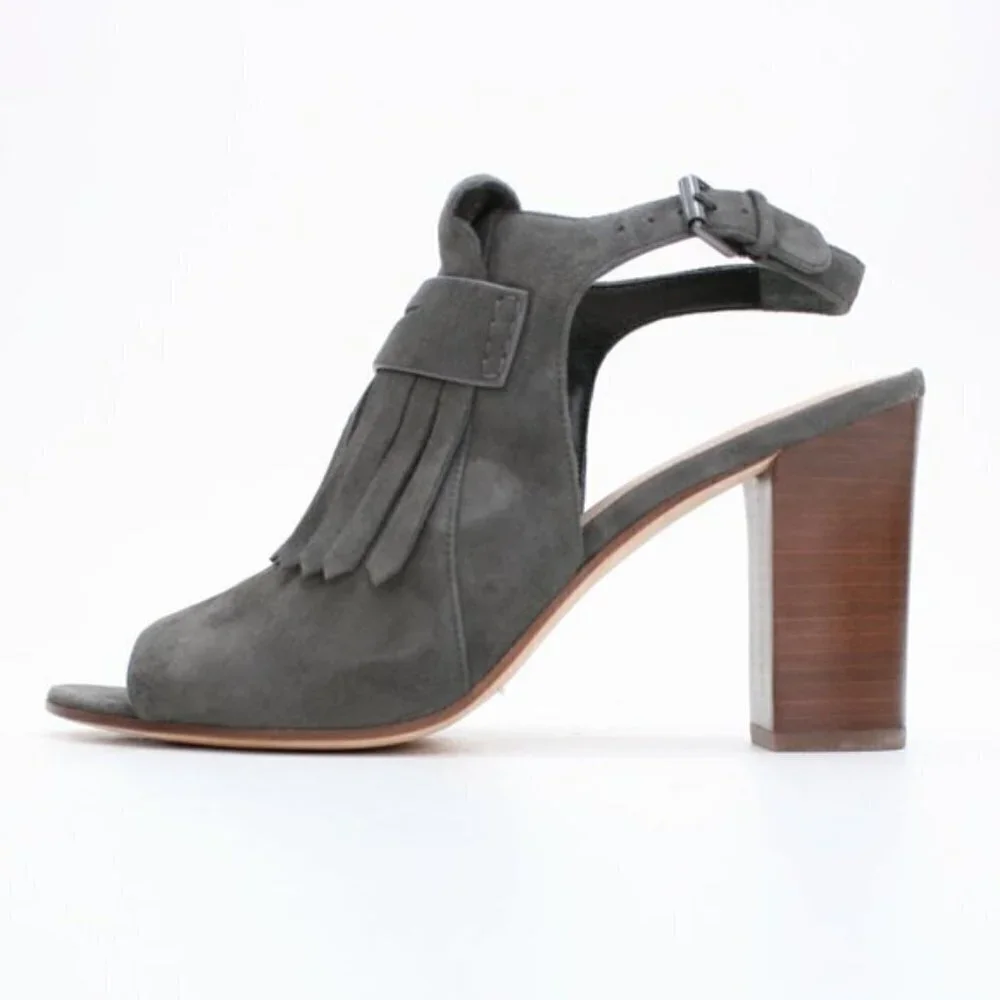 Via Spiga Kilty Peep Toe Slingbacks sandals shoetie 11M
